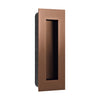 Product image of the Titanium Copper Flush Pull 135mm by Architectural Choice.