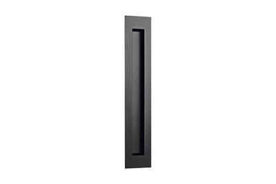 Product image of the Matt Black Flush Pull 300mm by Architectural Choice.