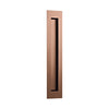 Product image of the Titanium Copper Flush Pull 300mm on a white background.