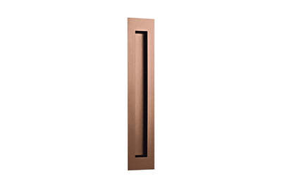 Product image of the Titanium Copper Flush Pull 300mm on a white background.