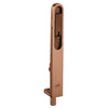 Product picture of the IN.17.604.TCO Heavy Duty Titanium Copper Flush Bolt on a white background.
