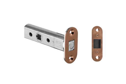 Product image of the IN.20.153.TCO Magnetic Latch in Titanium Copper on a white background.