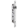 Product picture of the JNF Narrow Backset Euro Mortise Lock Stainless Steel 25mm IN.20.400.25 on a white background.