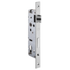 Product image of the JNF 35mm BS Euro Mortise Lock Satin Stainless Steel IN.20.400.35 on a white background.