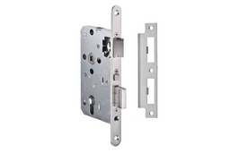 The JNF Anti Panic DIN 55mm BS Euro Mortice Lock IN.20.789 on a white background.