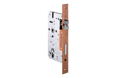 Product image of the Titanium Copper Euro Mortice Lock IN.20.895.TCO on a white background.