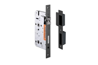 JNF Titanium Black PVD Privacy Mortice Lock 78mm IN.20.896.TB