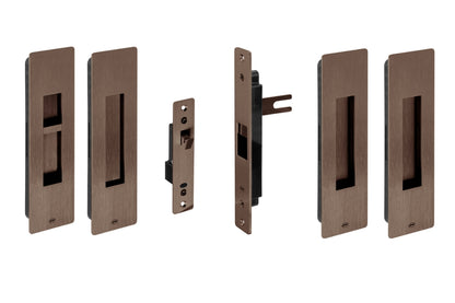 JNF Pendulum Titanium Chocolate Sliding Door Kit