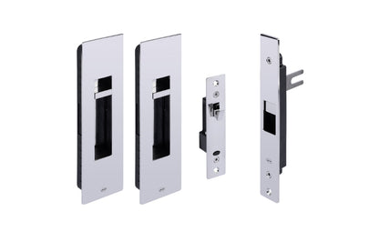 Pendulum Polished sliding kit with two levers.