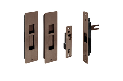 JNF Pendulum Titanium Chocolate Sliding Door Kit