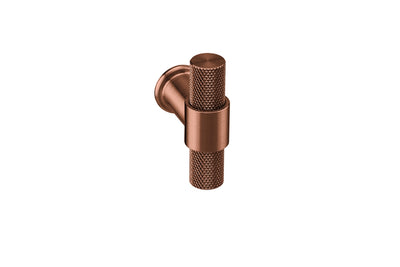 Product picture of the IN.22.152.16.KN.TCO Monaco Copper Cabinet T Knob on a white background.
