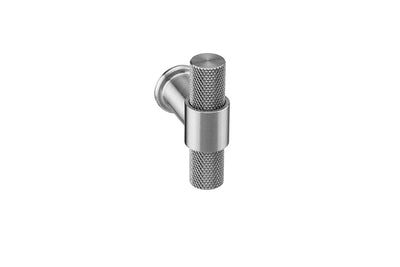 Product picture of the IN.22.152.16.KN Monaco Satin Stainless Cabinet T Knob on a white background.