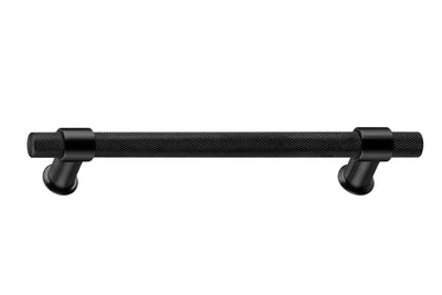 Product picture of the IN.22.153.16.KN.TB Monaco Matt Black Cabinet Handle on a white background.
