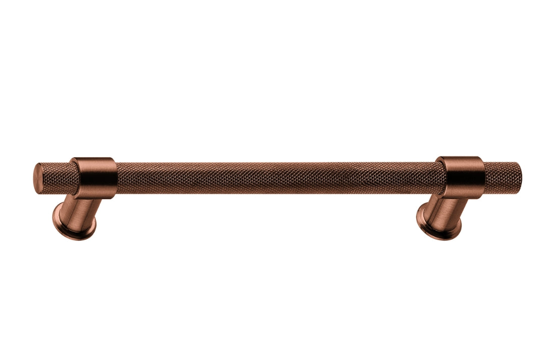 Product picture of the IN.22.153.16.KN.TCO Monaco Copper Cabinet Handle on a white background.