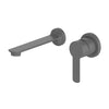 Astro II Wall Basin Mixer in Gunmetal – gunmetal wall basin mixer for sleek and industrial bathroom spaces