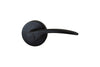 Picture of the Nidus Collins Door Matt Black Lever Round Passage Set.