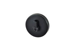 Product picture of the Matt Black Nidus Round Eurobolt Double Cylinder 70mm.