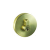 Product picture of the Satin Brass Nidus Round Eurobolt Double Cylinder 70mm.
