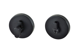 Image of the Matt Black Nidus Round Eurobolt Single Cylinder.