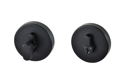 Image of the Matt Black Nidus Round Eurobolt Single Cylinder.
