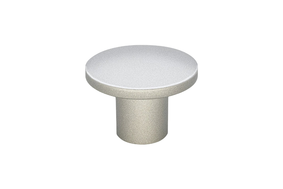 Kethy Yarra Cabinet Knob Matt Silver – sleek silver knob for designer kitchens and bathrooms.