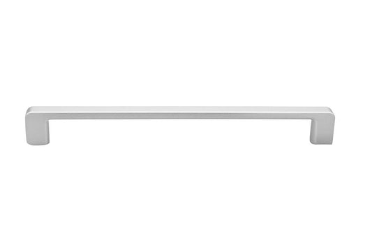 Bega Matt Silver Cabinet Handle – modern silver cabinet handle for contemporary kitchens, vanities, and custom joinery by Kethy.