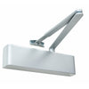 Product picture of the Silver Door Closer with Standard Arm on a white background.