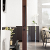 Offset Matt Black Pull Handle Pair