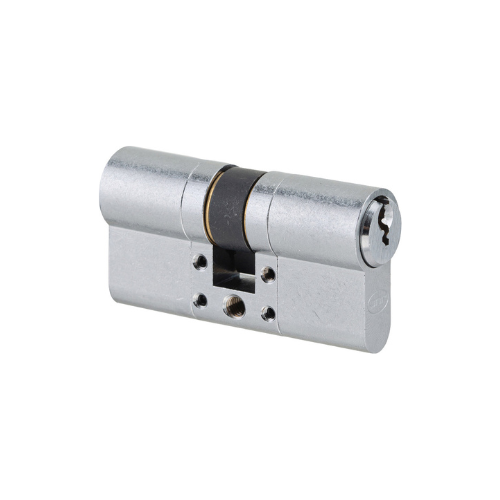 Product image of the Euro Cylinder Key/Key 60mm Brushed Chrome by Architectural Choice.