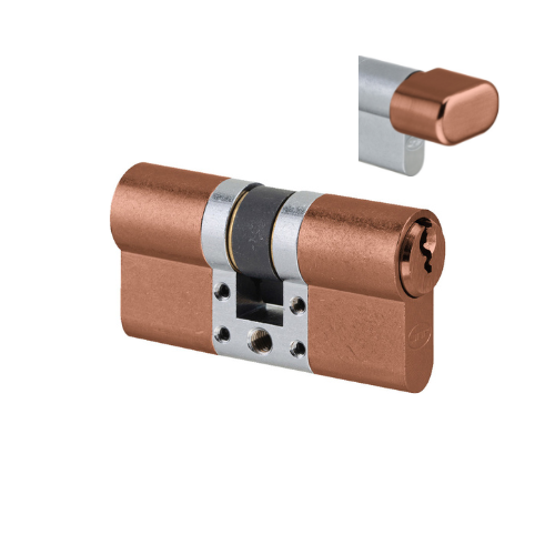Product image of the Euro Cylinder Key/Turn 60mm Copper by Architectural Choice.
