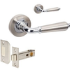 Zanda Oxford Door Lever Handle on Round Rose